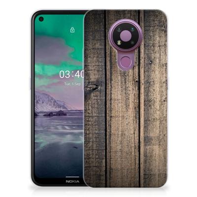 Nokia 3.4 | Bumper Hoesje | Steigerhout