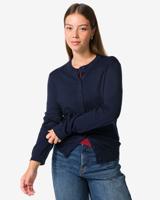 HEMA Damesvest Lila Donkerblauw (donkerblauw)