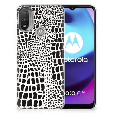 Motorola Moto E20 | E40 | TPU Hoesje | Slangenprint