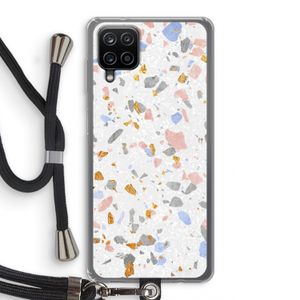 Terrazzo N°8: Samsung Galaxy A12 Transparant Hoesje met koord