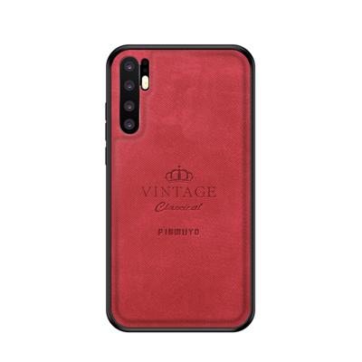 PINWUYO schokbestendige waterdichte volledige dekking PC + TPU + huid beschermende case voor Huawei P30 Pro (rood)