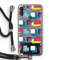 8-bit N°7: Samsung Galaxy A11 Transparant Hoesje met koord
