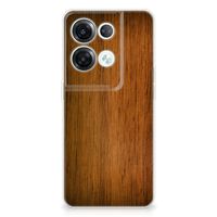 OPPO Reno8 Pro Bumper Hoesje Donker Hout - thumbnail