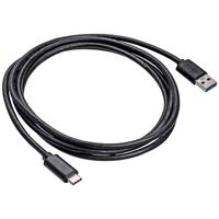 Akyga AK-USB-29 USB-kabel USB 3.2 Gen 2 (3.1 Gen 2) 1,8 m USB A USB C Zwart - thumbnail