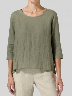 Women Casual Loose Top Tunic Blouse Shirt