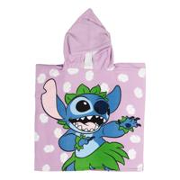 Puch Handdoek poncho stitch lila 55x110cm