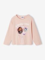 T-shirt Gabby et la Maison magique® met lange mouwen roze (poederkleur)