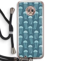 Kwallie: Motorola Moto G6 Transparant Hoesje met koord