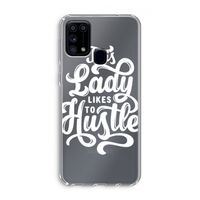Hustle Lady: Samsung Galaxy M31 Transparant Hoesje