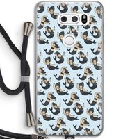 Zeemeermin: LG V30 Transparant Hoesje met koord Zeemeermin: LG V30 Transparant Hoesje met koord