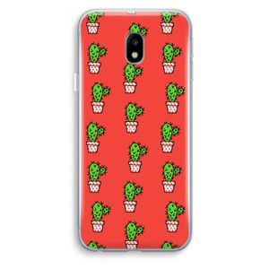 Mini cactus: Samsung Galaxy J3 (2017) Transparant Hoesje