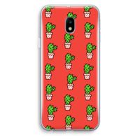Mini cactus: Samsung Galaxy J3 (2017) Transparant Hoesje