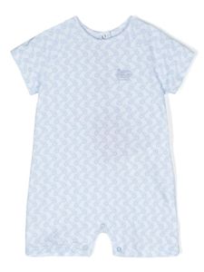 ETRO KIDS barboteuse à motif Pegaso - Bleu