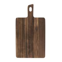 Home Deco Factory Serveerplank - acacia hout - 45x25 cm - rechthoek - borrelplank/kaasplank