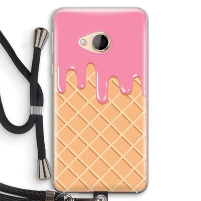 Ice cream: HTC U Play Transparant Hoesje met koord