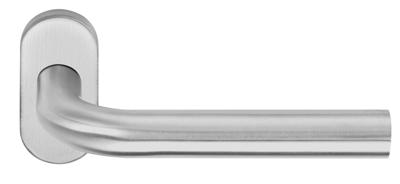 Formani Basics LB3-19B32 deurkruk dubbel geveerd op ovale rozet - PVD mat RVS