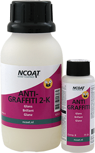 ncoat anti-graffiti 2-k zijdemat set 500 gram