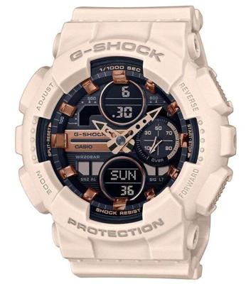 Horloge - CASIO - G-Shock Classic Dames Wit - Chrono 1/1000e van s. - 5 alarmen - Waterdicht 20 bar