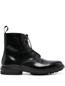 Henderson Baracco bottines en cuir à lacets - Noir