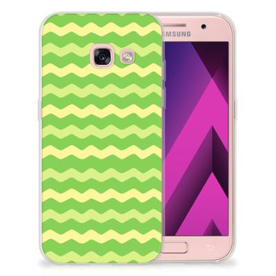Samsung Galaxy A3 2017 | TPU bumper | Waves Green