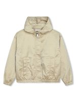 Givenchy Kids 4G-jacquard hooded windbreaker - Or