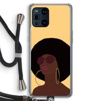 Golden hour: Oppo Find X3 Pro Transparant Hoesje met koord