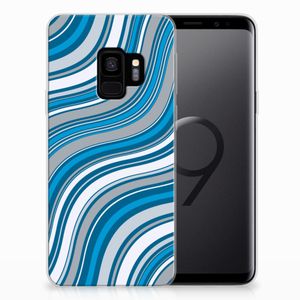 Samsung Galaxy S9 TPU bumper Waves Blue