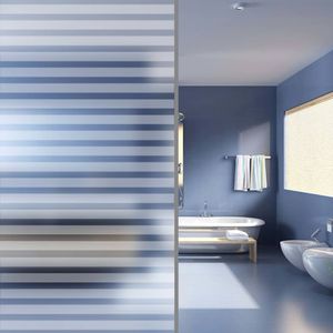VidaXL Privacyfolie matte strepen zelfklevend 0,9x10 m