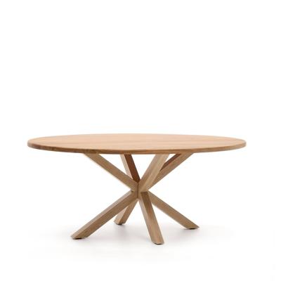 Kave Home Ovale Eettafel 'Argo' Acaciahout, 200 x 100cm, kleur Naturel