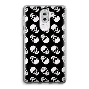 Musketon Skulls: Honor 6X Transparant Hoesje