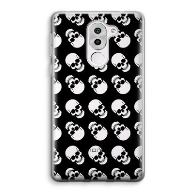 Musketon Skulls: Honor 6X Transparant Hoesje