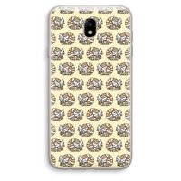 Slapende poes: Samsung Galaxy J7 (2017) Transparant Hoesje