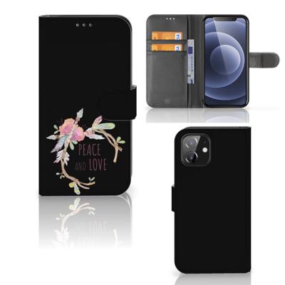 iPhone 12 | 12 Pro (6.1") Leuk Hoesje Boho Text