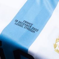 Official World Cup Final 2022 Matchday Transfer Argentina v France 18 December 2022 (Argentina Home)