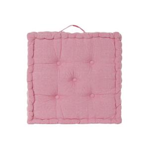 Items Vloerkussen Kenya - Roze - katoen - 60 x 60 x 13 cm - Extra dik grond zitkussen