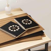 Decorpanelen 12 pcs Zwart eiken 30 x 42 x 0.3 cm Bewerkt hout