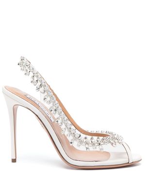 Aquazzura sandales Temptation 110 mm - Blanc