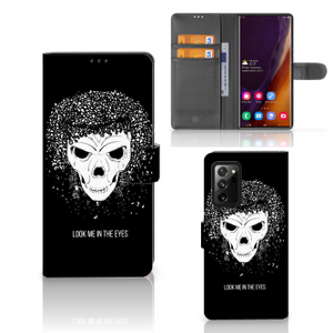 Telefoonhoesje met Naam Samsung Galaxy Note20 Ultra Skull Hair