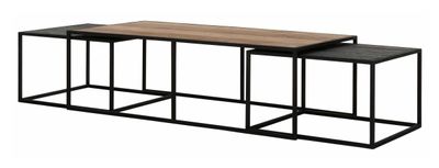 DTP Home Salontafel 'Cosmo' Teakhout, Set van 3 stuks