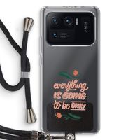 Optimistic flower girl: Xiaomi Mi 11 Ultra Transparant Hoesje met koord