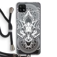 Oh Deer: Samsung Galaxy A22 5G Transparant Hoesje met koord