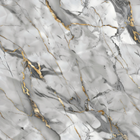 Grijs & goud marmeren vinyl tapijt