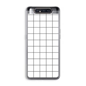 Rooster: Samsung Galaxy A80 Transparant Hoesje