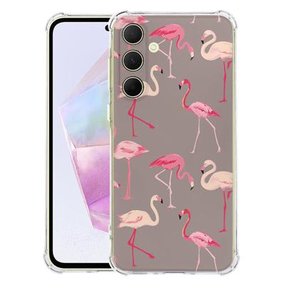 Samsung Galaxy A56 Hoesje - Flamingo TPU Antishock