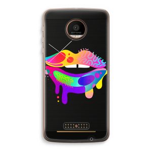 Lip Palette: Motorola Moto Z Force Transparant Hoesje