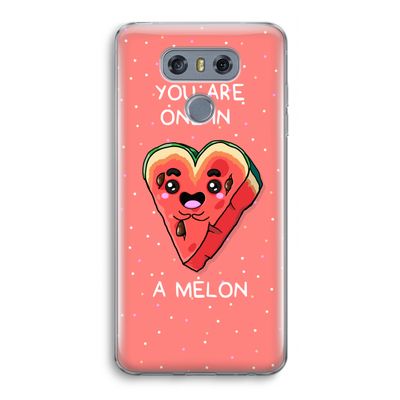 One In A Melon: LG G6 Transparant Hoesje
