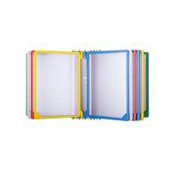 PLU-wandhouder met 10 ramen A4 zwart