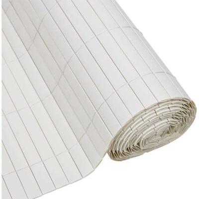 Dubbelzijdig PVC rietgaas - NATURE - 1 x 3 m - 1600 g/m² - Verduisterend 4/5 - Anti-UV - Wit