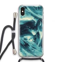 Dreaming About Whales: iPhone X Transparant Hoesje met koord