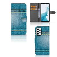 Samsung Galaxy A23 | Wallet Case | met Pasjes | Jeans